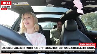 Enchanting golden-haired gave a footjob to her lover, before this chab screwed her from the back