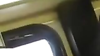 Flash Black Teen on Bus