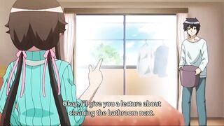 Older nympho rides on top of her partner Hentai manga