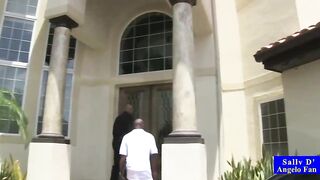 Sally D'Angelo is having a hunk+boy+female three-some with black boys and enjoying every single second of it