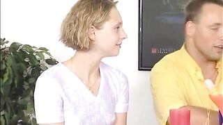 German gals, Rika and Verena are about to have a casual 3-some with a sexually excited stranger