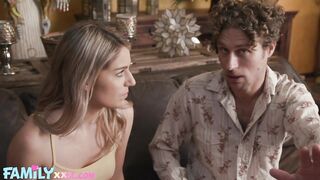 FamilyXXX - Step Sis and Bro Fuck While Friends Watches (Abby Adams)