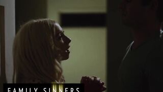 Family Sinners - Sexy Kenzie Reeves Takes Control Of Her Step Brother's Nathan Bronson Big Dick