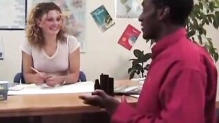 Teen Alice takes a biggest black penis from the 1990s!