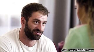 Small titted woman is often cheating on her husband 'coz she can't have enough of sex