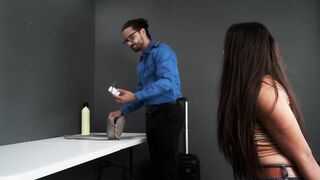 A TSA agent found my wicked toys in my bag and took me to his office