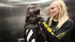 Sexually Concupiscent hotties are having a casual, ffm 3-some with a friend in the middle of the day