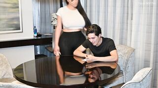 ((WATCH THIS)) Stepmom Uses BIGGEST Butt To Pound Slender Stepson!! Jennifer Exxotic Screws Young Guy