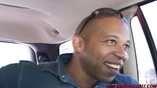 Youthful cutie gets destroyed by giant ebony ramrod