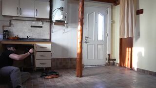 My husband cheated on me and I made him cuckold with the plumber