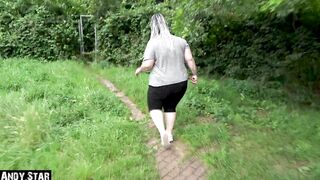 BBW TEEN FUCKED OUTDOOR ''COZ SHE WANTED TO PISS AND GETS CREAMPIE