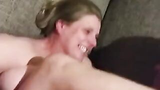 Hubby films - he cums in wife