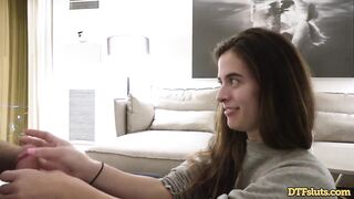 DTFsluts - Fit Floozy Abbie Maley Rough Home Sex Tape with James Deen