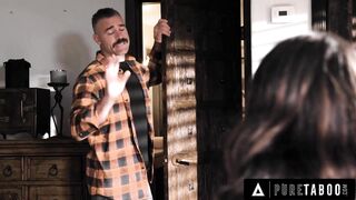 PURE TABOO Man Can't Resist His Wicked Son's Girlfriend Jane Wilde Who Wants To Fuck Him So Badly