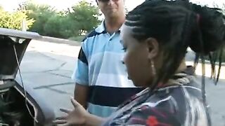 Fucking her heavy butt