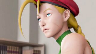 Cammy vs Dickgirl-Juri, Animation Tgirl Comics romantic Sex and Creampie in Twat