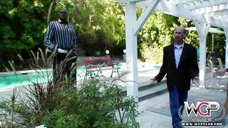 Chanel Preston is a smokin' hot woman with big, firm titties who likes big, black weenies