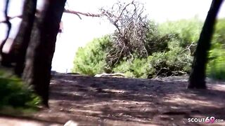 Jogging Older Woman Charlotte entice to Beach Sex by S