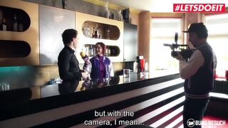 BUMSBESUCH - Big Bazookas Hotty Anike Ekina Surprises Fan With Her Vagina - LETSDOEIT