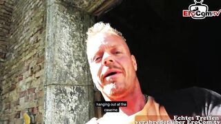 GERMAN MILF WITH BIG NATURAL TITTIES PICKED UP IN PUBLIC, EROCOM DATE, POV