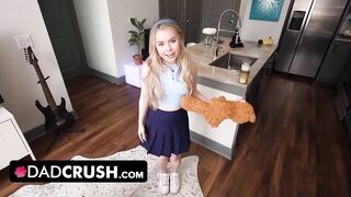 Tiny Stepdaughter Haley Spades Gets Her Twat Covered In Cum After Taboo Hardcore Fuck - DadCrush