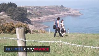 Countryside anal invasion with busty woman