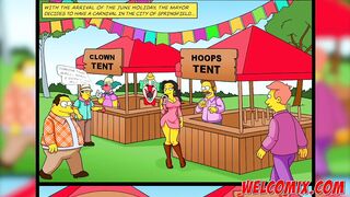 Screw Tent! Springfield's Carnival has begun! The Simptoons, Simpsons porn