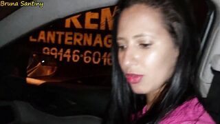 I offered a ride to the babe who was walking alone on the street, and she had sex with me without gratitude.