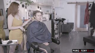 Annabel Redd and Violet Myers had a casual, ffm threesome with a friend they the one and the other like