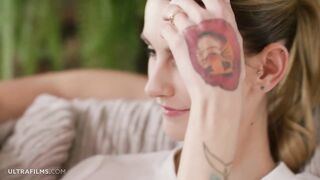 Petite chick, Adelle Unicorn gave a deep oral to her gracious neighbor, in advance of they had casual sex