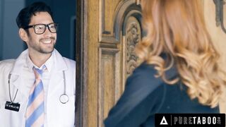 PURE TABOO - MILF Lets Shady Doctor FIST And Cum Inside Her At Fertility Clinic To Get Preggy!