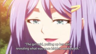 Cute Anime Beauty With Purple Hair And Big Breasts Gets Fucked [UNCENSORED]