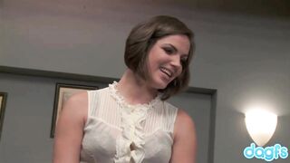 DAGFS - Sexually Sexually excited Bobbi Star Gets Screwed By Her Boss And Eats His Cum