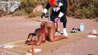 Grandma Forgot To Season The Turkey , So I Took It Into My Own Hands And Drilled It As Well