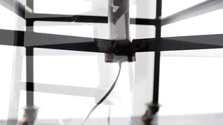 Erotic art featuring a short-haired in nature's garb chick