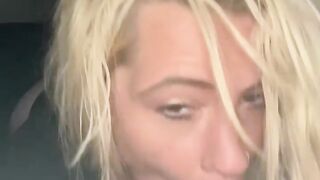 Bulky pawg sucks dick & licks balls before this chab cums in her wench mouth