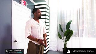 MODERN-DAY SINS - Cheating PAWG Jane Wilde Almost Caught Banging Fitness Instructor! PUBLIC CLASS!