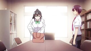 Cartoon chick is moaning from joy while getting drilled hard, instead of finishing a project