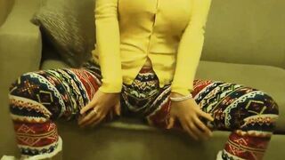 Hot stepmom gets accidental creampie in POV