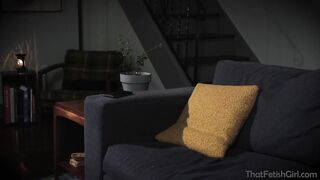 Chunky golden-haired MILF with big titties, Dee got bound up taut before she was forced to cum