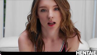 Oviposition - Hentai Gal gets impregnated and eject alien eggs from her snatch - Hentaied