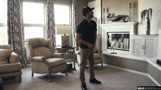 Kinsley Anne is screwing a gracious handyman, instead of giving him cash for his services