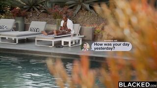 BLACKED 4 Hot Blondes give Antons BBC the deluxe service