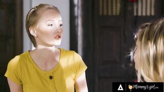 MOMMY'S ANGEL - Impure Alicia Williams And Coco Lovelock Get Spanked And Facefucked By Angry Stepmoms