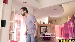 FHUTA - Helping Stepmom Cherie Deville Achieve Her Xmas Anal Fantasy