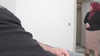 I'm taking a risk and pull out my weenie on a Public waiting room - Watch the Hotty's reaction.