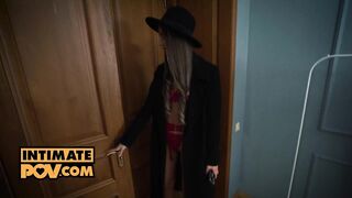 POV - Escort teen SolaZola blows your wang and then your mind