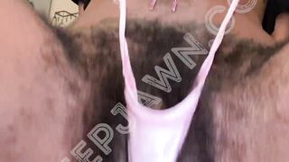 big plump bushy love button in your face