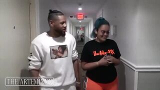 Voluptuous woman gave a deep oral-sex-sex to a gracious, tattooed guy before they had steamy sex