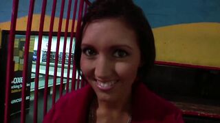 Short haired mom Dylan Ryder has a glamorous pair of giant boobs